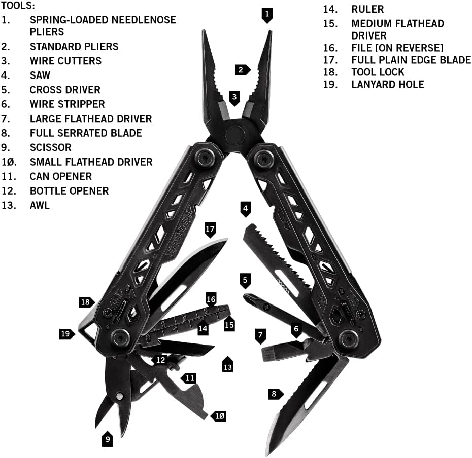 Gerber Truss Multi-Tool, Black [30-001779]