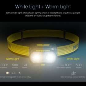 Nitecore UT27 Headlamp, Dual Beam / Dual Fuel