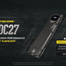 Nitecore EDC27 Ultra Slim Flat EDC Flashlight, 3000 lm