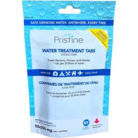 Pristine Water Purification 20L Tabs, 50/pack