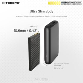 Nitecore NB10000 GEN2 Power Bank, 10000 mAh