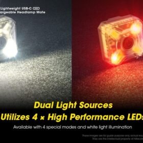 NU05 v2 Safety Light, USB-C Rechargeable