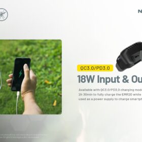 Nitecore EMR20 Rechargeable Mosquito Repeller