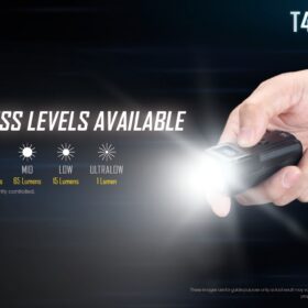 Nitecore T4K 4000 Lumen Super Bright EDC Flashlight