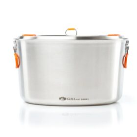 GSI Glacier Stainless Base Camper Large Set
