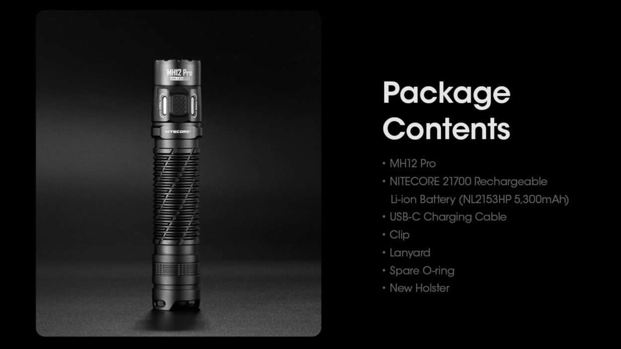 Nitecore MH12 PRO Rechargeable Flashlight