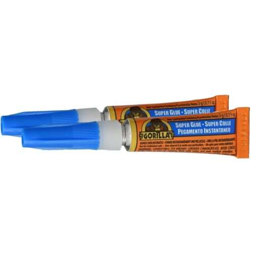 Gorilla Super Glue Liquid, 2 tubes