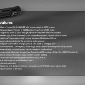 Nitecore EDC33 Tactical EDC Flashlight, 4000 lm