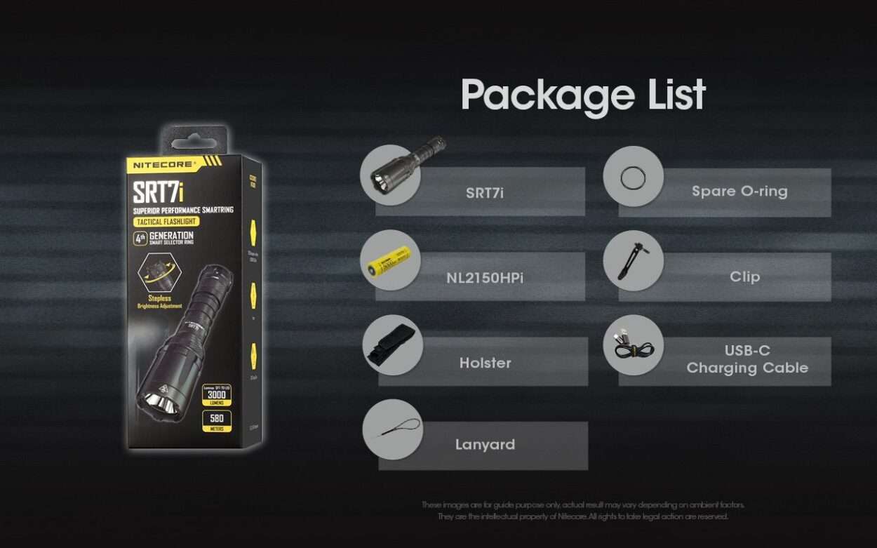 Nitecore SRT7i Smartring Tactical Flashlight