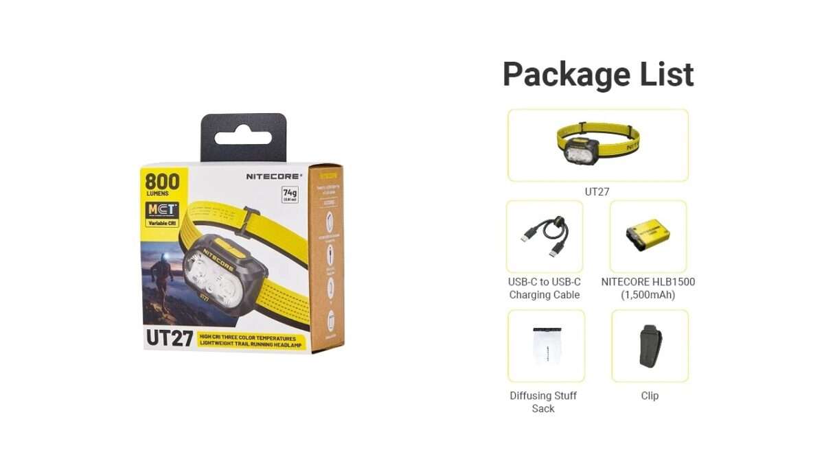Nitecore UT27 MCT (2025) Headlamp