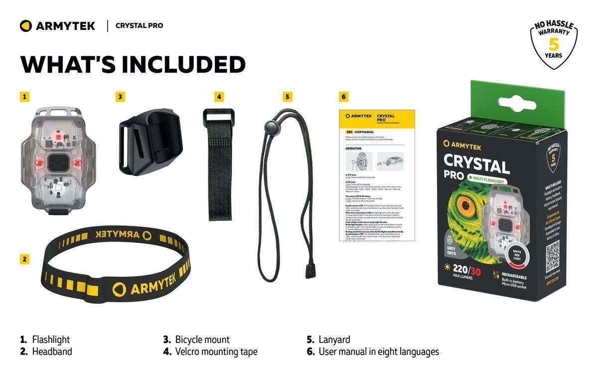 Armytek Crystal Pro White/Red Light