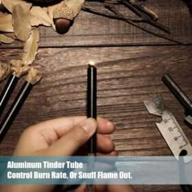 Survival Fire Tinder Wick w/Bellows