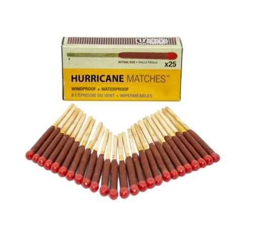 UCO Hurricane Matches, 25/Pack