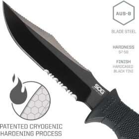 SOG SEAL Pup Elite E37T-K, Black