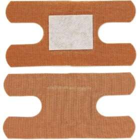 CURAD Flex-Fabric Bandages, Knuckle, 100/Box