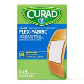 CURAD Flex-Fabric Bandages, X-Large 2x4