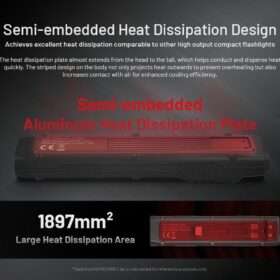 Nitecore EDC27 UHi Ultra Slim Flat EDC Flashlight, 3100 lm