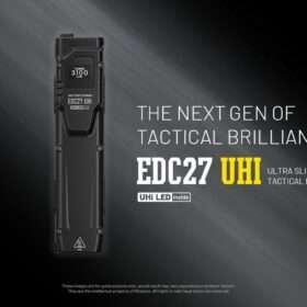 Nitecore EDC27 UHi Ultra Slim Flat EDC Flashlight, 3100 lm