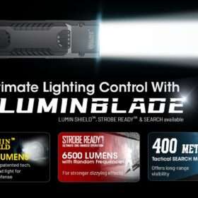 Nitecore EDC29 Luminblade Flashlight, Slim Design, 6500 Lumens