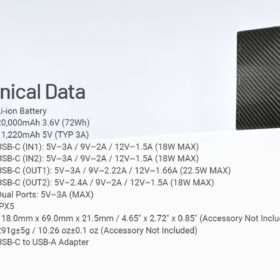 Nitecore NB20000 Gen3 Power Bank