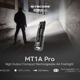 Nitecore MT1A Pro Rechargeable AA Flashlight