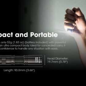 Nitecore MT1A Pro Rechargeable AA Flashlight