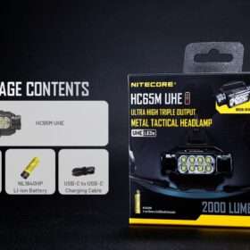 Nitecore HC65M UHE Triple Output Helmet Light