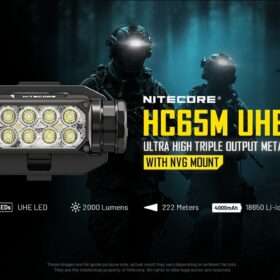 Nitecore HC65M UHE Triple Output Helmet Light