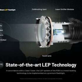 Nitecore P35i Ultra Long Distance Dual Beam LEP Flashlight