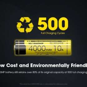 Nitecore NL1840HP High Performance Rechargeable Battery