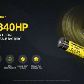 Nitecore NL1840HP High Performance Rechargeable Battery
