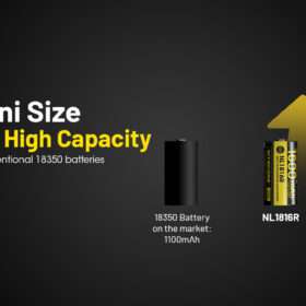 Nitecore NL1816R Rechargeable Battery