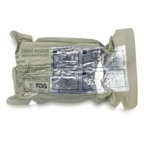 Alternative view of Emergency Bandage with Double Pad and Pressure Bar, Black, 4 inch