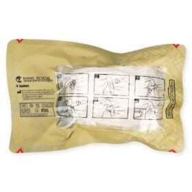 Alternative view of Emergency Bandage with Double Pad, White, 4 inch