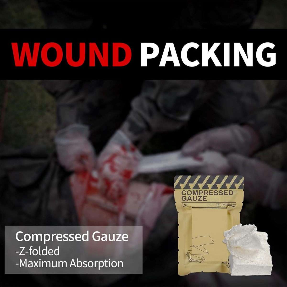 Z-Folded Compressed Gauze