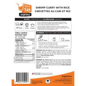 Alternative view of Shrimp Curry with Rice