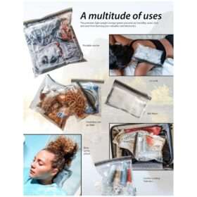 aLOKSAK Waterproof Dry Bags, 5 in x 4 in, 2/Pack