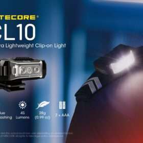 Nitecore CL10 Ultra Lightweight Clip-on Light