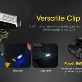 Nitecore CL10 Ultra Lightweight Clip-on Light