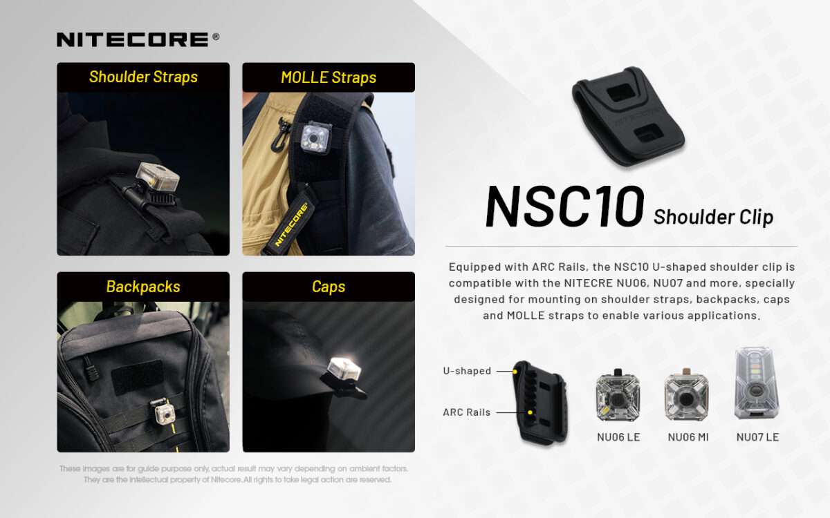 Nitecore NCS10 Shoulder Clip