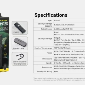 Nitecore EMR23 Portable Electronic Repeller