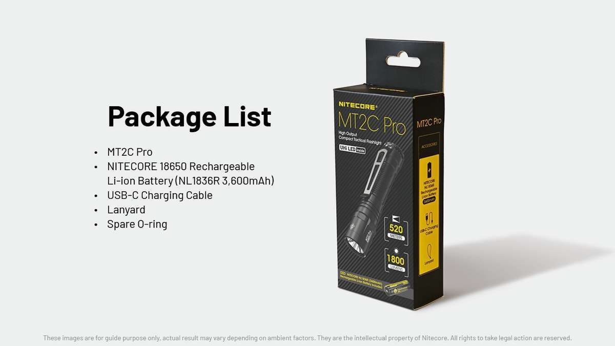 MT2C PRO Compact Tactical Flashlight