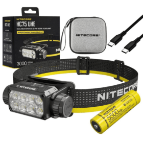 Nitecore HC75 UHE Dual Beam E-Focus Work Headlamp