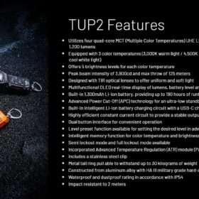 Nitecore TUP2 MCT Keychain Light