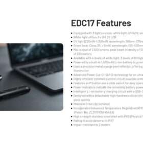 Nitecore EDC17 Ultra Slim EDC Flashlight