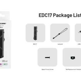 Nitecore EDC17 Ultra Slim EDC Flashlight