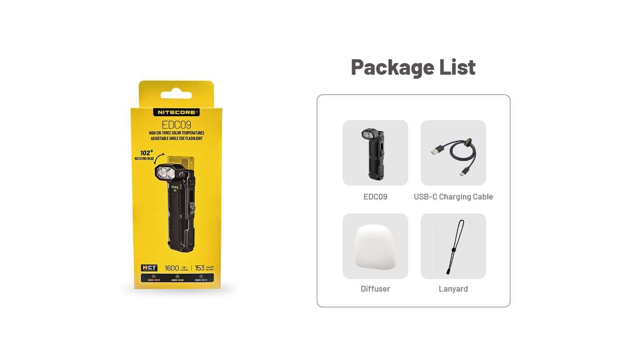 Nitecore EDC09 Flashlight