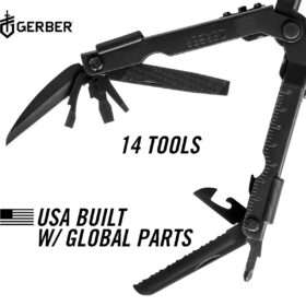 Gerber Multi-Plier 600 Needle Nose Pliers Set Multi-Tool, 14-in-1