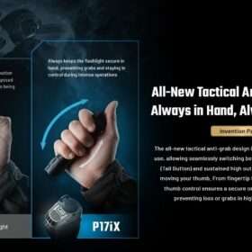 Nitecore P17iX Variable Beam Pattern Tactical Flashlight