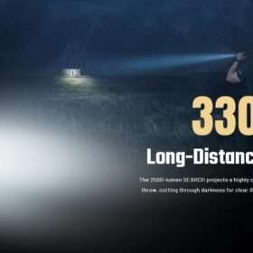 Nitecore P17iX Variable Beam Pattern Tactical Flashlight